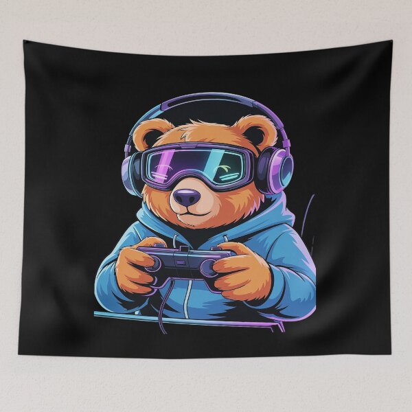 Item preview, Funny Capybara Gamepad Headphones Video Games Gamer 8  designed and sold by InspiredFoul.