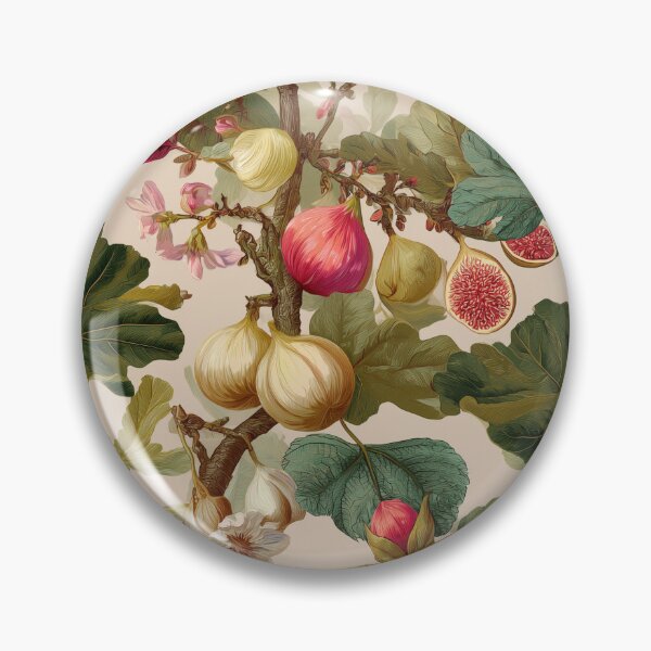 Item preview, Vintage Fig Garden Botanical Pattern designed and sold by Jirka Svetlik, Studio Illuvision.