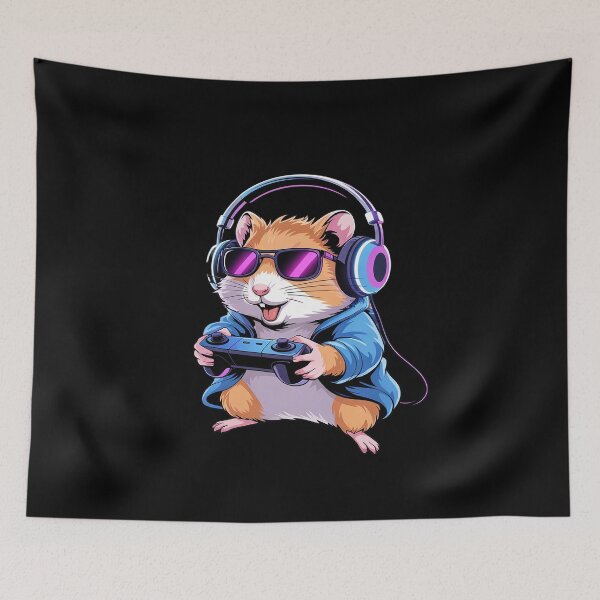 Item preview, Funny Capybara Gamepad Headphones Video Games Gamer 9  designed and sold by InspiredFoul.