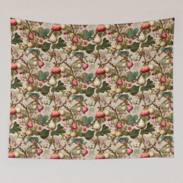 Item preview, Vintage Fig Garden Botanical Pattern designed and sold by Jirka Svetlik, Studio Illuvision.