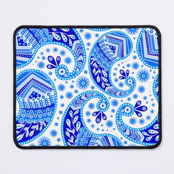 Item preview, Blue paisley  designed and sold by Anisha  Vaz.