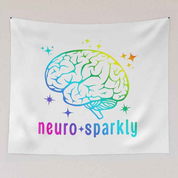 Item preview, Neurosparkly (rainbow) designed and sold by neuromixart.
