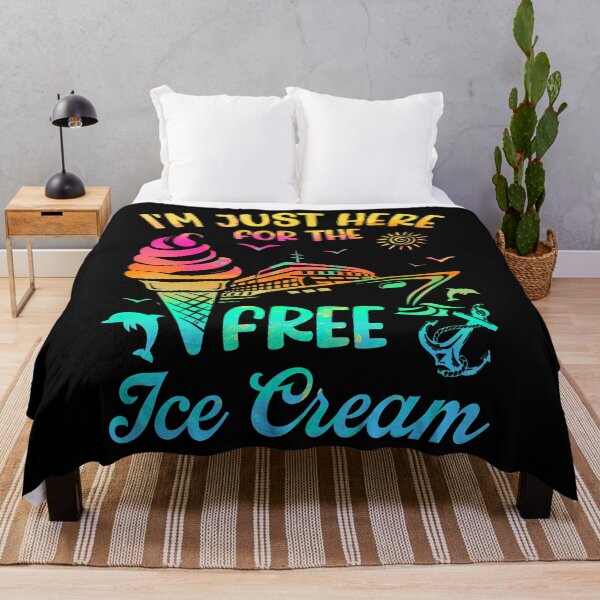 Item preview, I'M Just Here For The Free Ice Cream Cruise Family Trips designed and sold by keatnybolho.