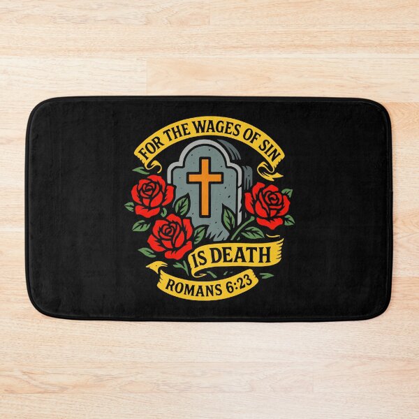 Item preview, Romans 6:23 For The Wages Of Sin Is Death designed and sold by plushism.