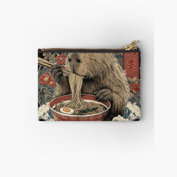 Item preview, Capybara eating ramen, Japanese Handrawn Art designed and sold by imaginariumlab.
