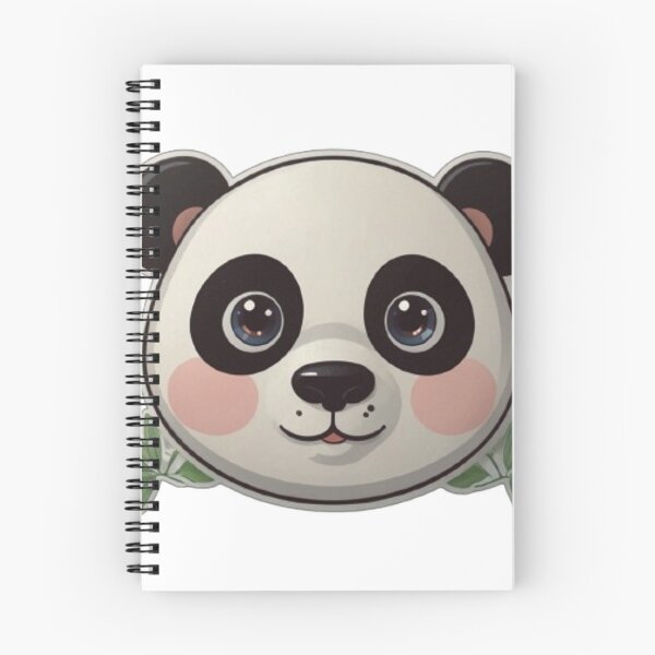 Artikelvorschau, Kawaii Panda-Gesicht mit Bambus – Niedliches Chibi entworfen und verkauft von MiniPrintMagic.