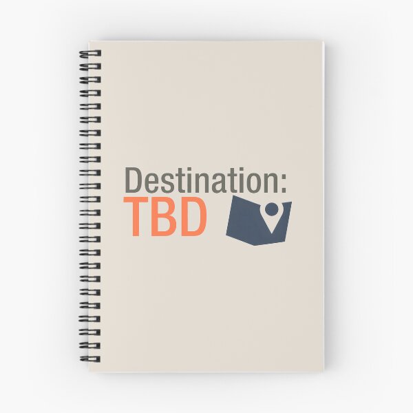 Item preview, Destination: TBD – Minimalist Travel Quote with Map Icon designed and sold by SplashTastic.
