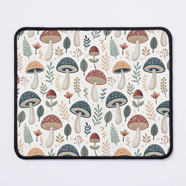 Item preview, Nordic Folk Mushrooms | Cozy Scandinavian Art designed and sold by Shuga-Design.