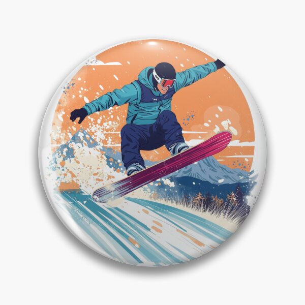 Item preview, Winter Sports Games Arena Snowboarding Competition Sticker designed and sold by colorleafz.