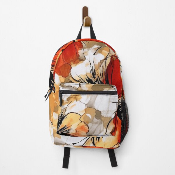 Item preview, Abstract Crimson Floral & Smoke Seamless Pattern designed and sold by CharlieDesings.