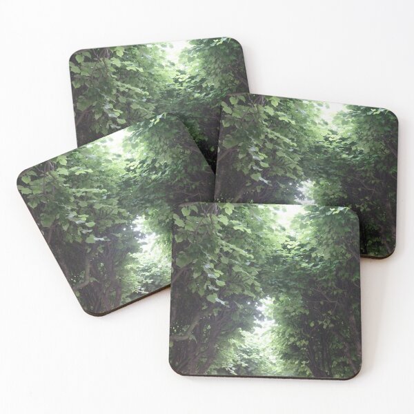Item preview, Green Trees, forest green leaves curtain  designed and sold by Betulek.