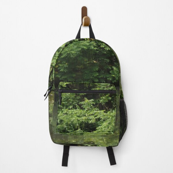Item preview, Green trees in the park reflected in the water designed and sold by Betulek.