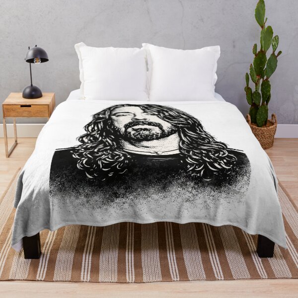 Item preview, Vintage Rock Legend Portrait T-Shirt – Black & White Halftone Music Art Graphic Tee designed and sold by OreoStudio.