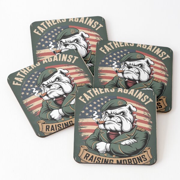 Item preview, Funny Fathers Against American Flag Raising Morons designed and sold by InspiredFoul.
