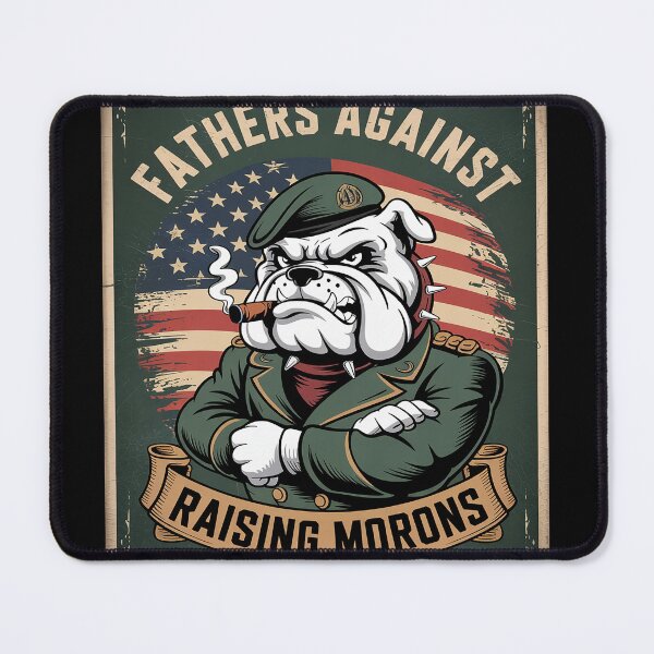 Item preview, Funny Fathers Against American Flag Raising Morons designed and sold by InspiredFoul.