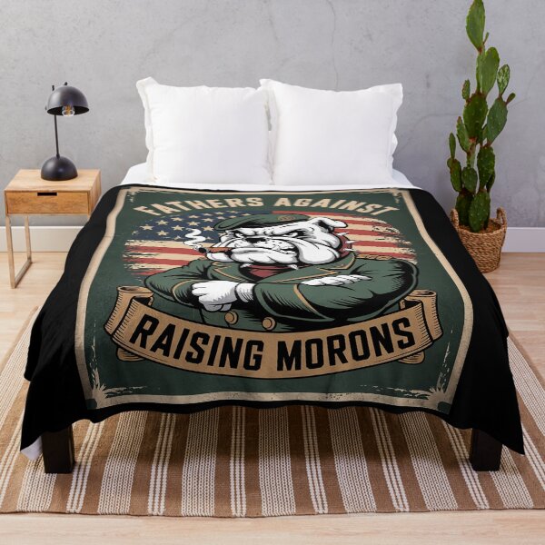 Item preview, Funny Fathers Against American Flag Raising Morons designed and sold by InspiredFoul.