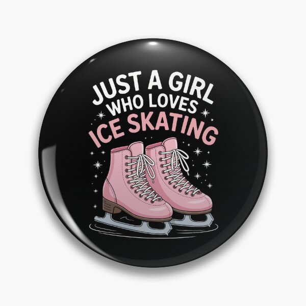 Item preview, Just a Girl Who Loves Ice Skating designed and sold by jkrphoto.