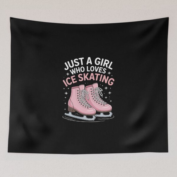 Item preview, Just a Girl Who Loves Ice Skating designed and sold by jkrphoto.
