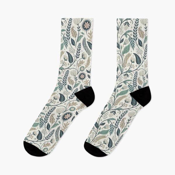 Item preview, Nordic Folk Vines | Cozy Scandinavian Art designed and sold by Shuga-Design.