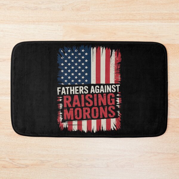 Item preview, Funny Fathers Against Raising Morons American Flag  designed and sold by InspiredFoul.