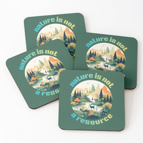 Item preview, Nature Is Not a Resource – Whimsical Forest Illustration designed and sold by hallwell.