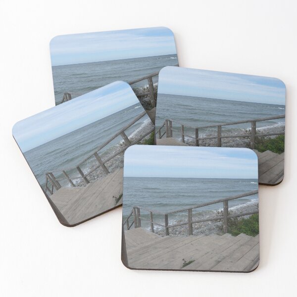 Item preview, Stairs to the water, descent to the beach, Baltic Sea designed and sold by Betulek.