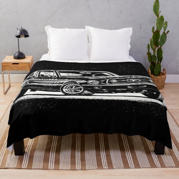 Item preview, 1967 Mustang Fastback — Vintage Muscle Car Illustration Art Print designed and sold by Stinky Lincy's Apparel Company.