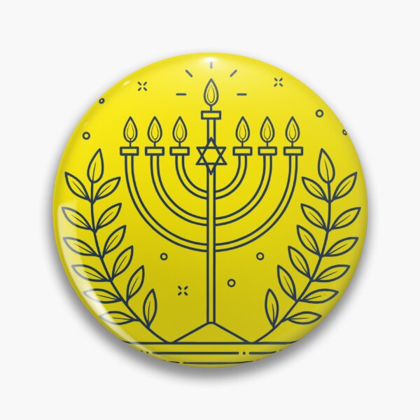 Item preview, Minimal Blue Hanukkah Menorah Line Art – Festival of Lights Jewish Design designed and sold by A1MarketDesigne.