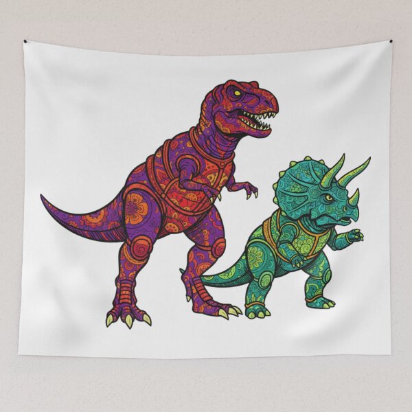 Item preview, Two dinosaurs designed and sold by PP&RAINBOW SHOP.