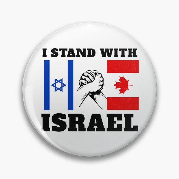 Item preview, I Stand With Israel – Canada and Israel Flag Unity  designed and sold by MoriaStore.