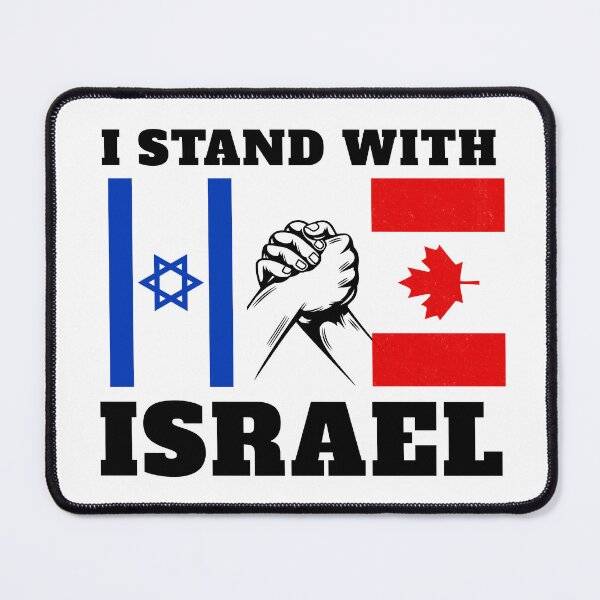 Item preview, I Stand With Israel – Canada and Israel Flag Unity designed and sold by MoriaStore.