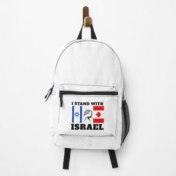 Item preview, I Stand With Israel – Canada and Israel Flag Unity designed and sold by MoriaStore.