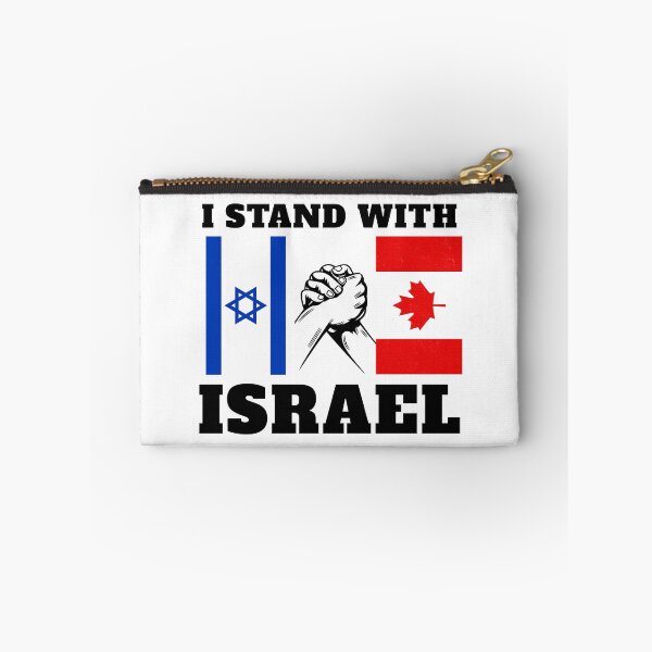 Item preview, I Stand With Israel – Canada and Israel Flag Unity  designed and sold by MoriaStore.