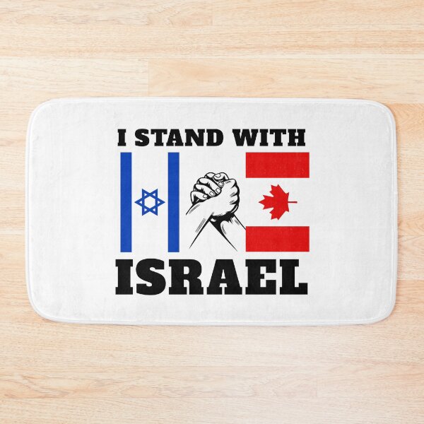 Item preview, I Stand With Israel – Canada and Israel Flag Unity  designed and sold by MoriaStore.