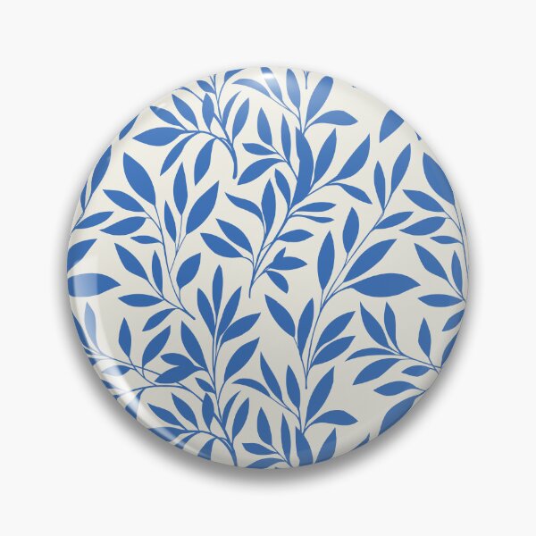 Item preview, Pattern of leaves drawn by hand. Botanical wallpaper design. Natural fabric ornament.  designed and sold by Kizuneko.