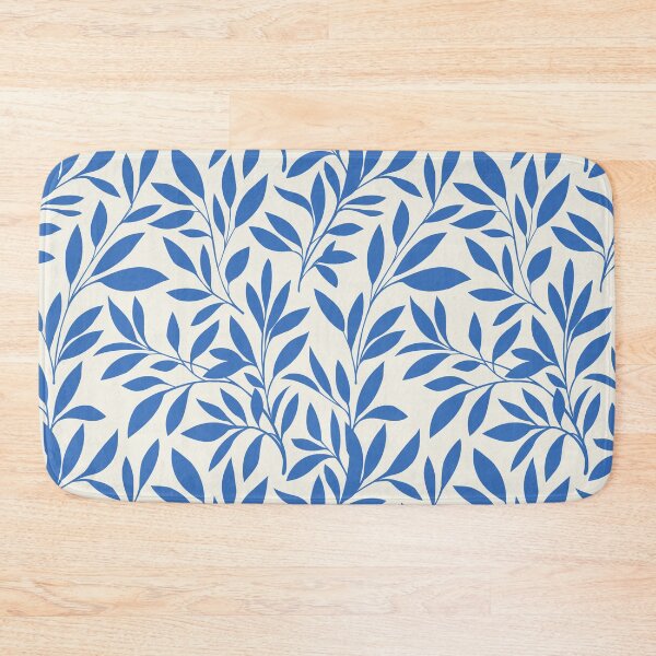 Item preview, Pattern of leaves drawn by hand. Botanical wallpaper design. Natural fabric ornament.  designed and sold by Kizuneko.