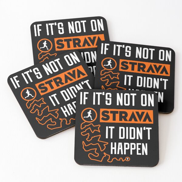 Item preview, If It's Not On Strava It Didn't Happen Shirt | Funny Running & Cycling Quote | GPS Fitness Tracker Humor | Athlete Data Nerd designed and sold by BMLprint ⭐⭐⭐⭐⭐.