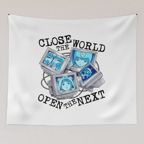 Item preview, Close The World Open The Next (Light Shirts)  designed and sold by Hatsunemiku29.