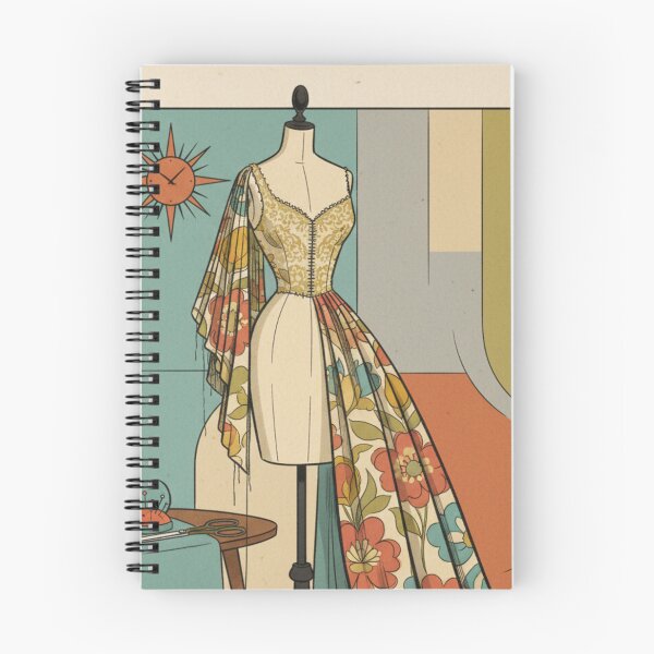 Item preview, Retro 50s Dress Form Fashion Designer designed and sold by HappySproutArt.