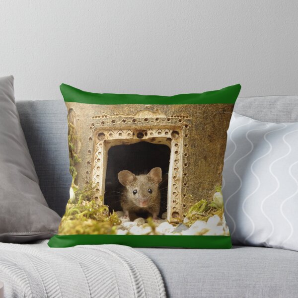 Item preview, George the mouse in a log pile house designed and sold by Simon-dell.