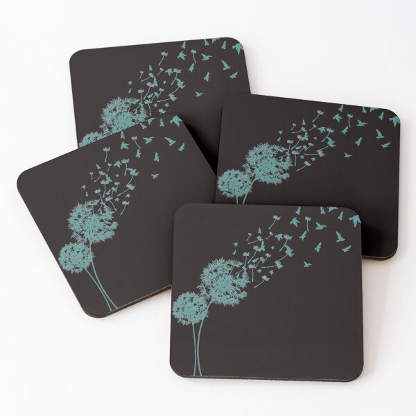 Item preview, Dandelion with Flying Birds Graphic designed and sold by DesignDenDo ⭐⭐⭐⭐⭐.