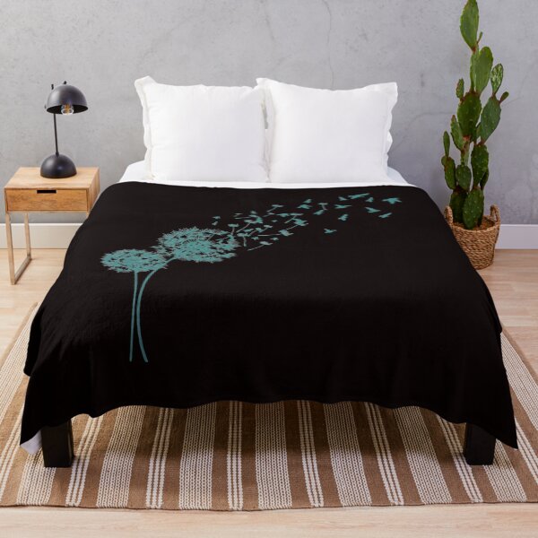 Item preview, Dandelion with Flying Birds Graphic designed and sold by DesignDenDo ⭐⭐⭐⭐⭐.