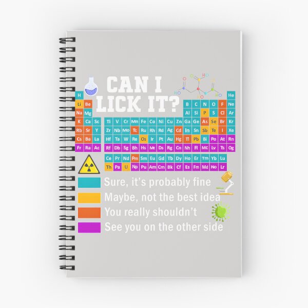 Item preview, Can I Lick It Periodic Table Chart Science Teacher Cool Meme designed and sold by FrankIsabel.