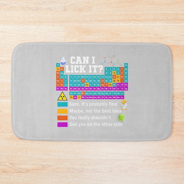 Item preview, Can I Lick It Periodic Table Chart Science Teacher Cool Meme designed and sold by FrankIsabel.