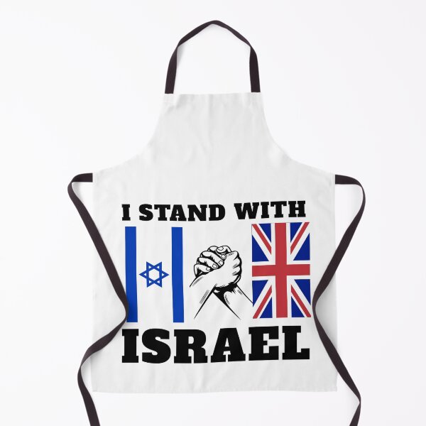 Item preview, I Stand With Israel – UK and Israel Unity Flag designed and sold by MoriaStore.