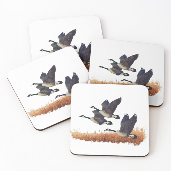 Item preview, Canada Geese Marsh Scene, Vintage Wildlife Bird, Retro 90s Nature Graphic, Waterfowl Hunting Gift designed and sold by DesignDenDo ⭐⭐⭐⭐⭐.