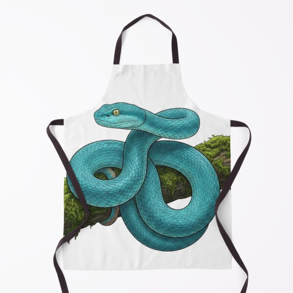Item preview, Blue Insularis – Realistic Blue Pit Viper Scientific Illustration designed and sold by zaki ⭐⭐⭐⭐⭐.