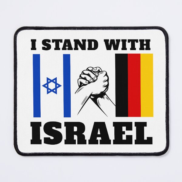 Item preview, I Stand with Israel – Germany and Israel Unity designed and sold by MoriaStore.