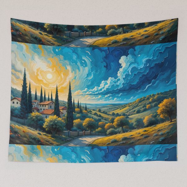 Item preview, Nature Enchanted Garden Vibrant Flowers Butterflies Love Peace designed and sold by ART ATTACK ZONE.