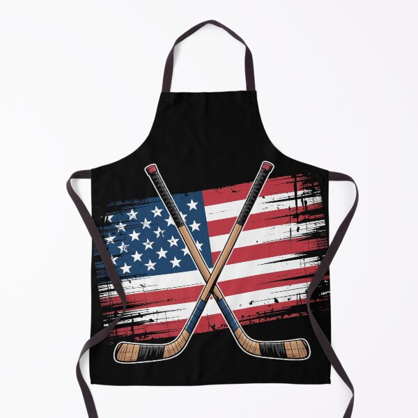Item preview, Hockey Sticks Over Grunge American Flag designed and sold by jkrphoto.